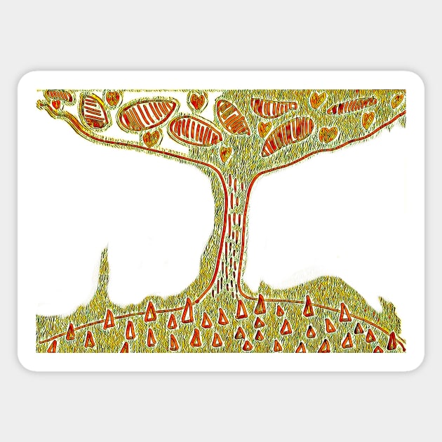 Tree of Life Sticker by Tovers